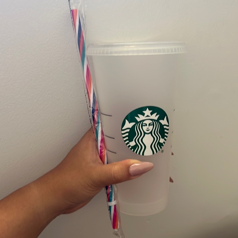 ****Starbucks all new reusable cups!  Changes color!!